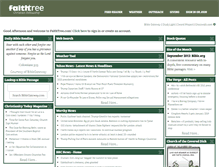 Tablet Screenshot of faithtree.com